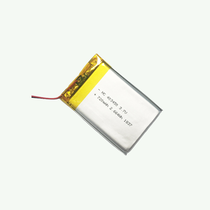 KC認證數(shù)碼產(chǎn)品聚合物鋰電池KC403450-720